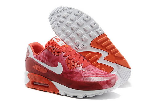 Nike Air Max 90 Hyp Prm Unisex All Red Jogging Shoes Factory
